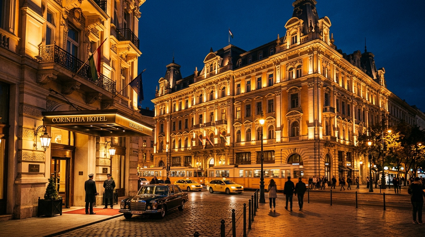 Grand Palace Kaszinó elhelyezkedése Budapest belvárosában